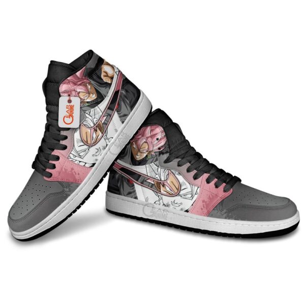 Dragon Ball Super Goku Black Rose High-Top Leather Sneakers Mixed Manga Style