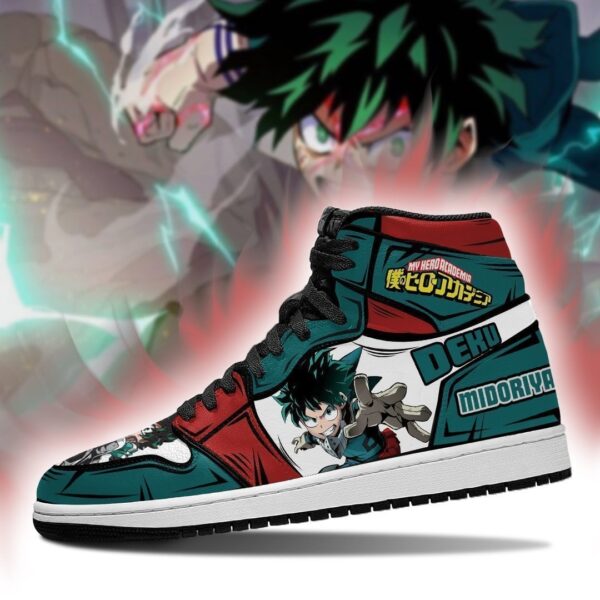 Deku Izuku High-Top Leather Sneakers Smash