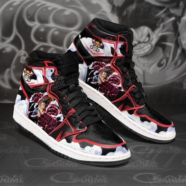 Luffy Gear 4th Boundman High-Top Leather Sneakers For One Piece Fans