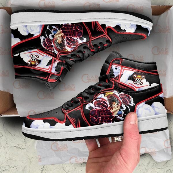 Luffy Gear 4th Boundman High-Top Leather Sneakers For One Piece Fans
