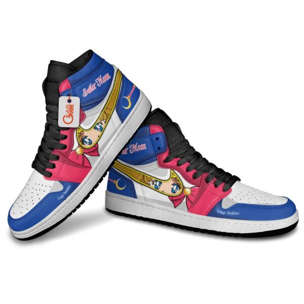 Sailor Usagi Tsukino High-Top Leather Sneakers Magical Girl